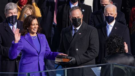 Kamala Harris Sworn In As Vice President : Inauguration Day: Live Updates : NPR