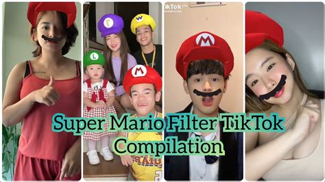 Super Mario Filter TikTok Compilation - YouTube