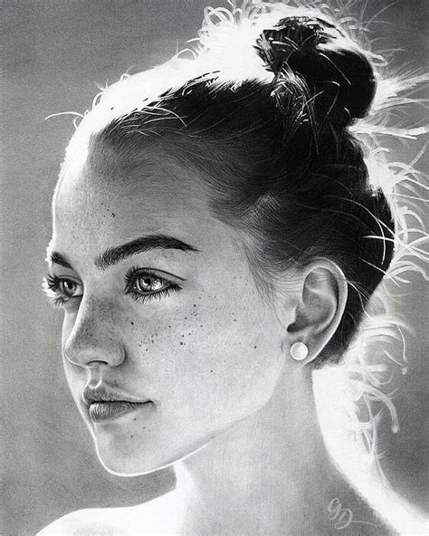 #blackandwhite #draw #drawing #art #girl | Hyperrealistic drawing, Portrait, Portrait drawing