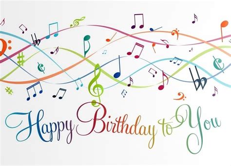 happy birthday music notes images - Jc Trice