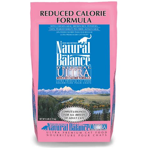 Natural Balance Original Ultra Reduced Calorie Formula Dry Cat Food, 6 ...