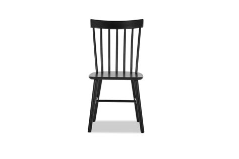 Windsor Coastal Dining Chair, Black, by Lounge Lovers by Lounge Lovers - Style Sourcebook