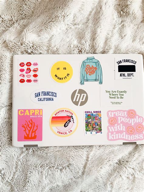 Preppy Laptop Stickers