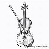 Violin Coloring Pages  Free & Printable sketch template