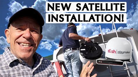 How We Installed A Satellite TV For Our RV - YouTube