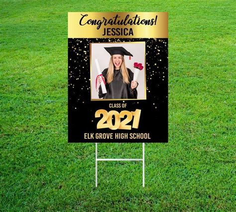 Personalized/Custom Graduation Yard Sign/Class of 2021 | Etsy in 2021 | Graduation yard signs ...