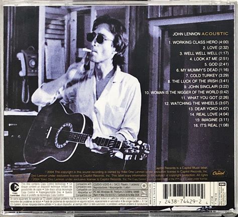 John Lennon ‎– Acoustic (CD)