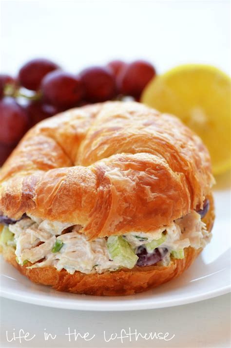 Chicken Salad Croissant Sandwiches