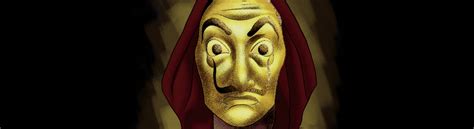 5120x1400 Resolution Dali Mask 5120x1400 Resolution Wallpaper ...