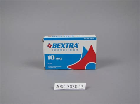 Bextra valdecoxib tablets 10mg | National Museum of American History