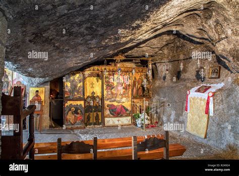 St. John Cave, Patmos, Dodecanese, Greek Islands, Greece, Europe Stock Photo - Alamy