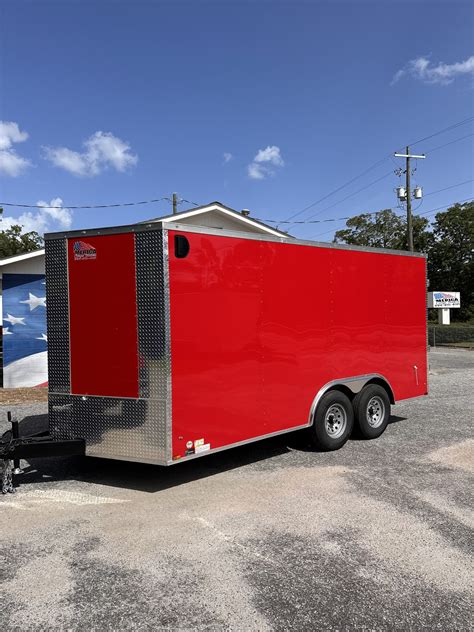 Enclosed Cargo Trailer: 8.5X16 Tandem Axle | Douglas, GA