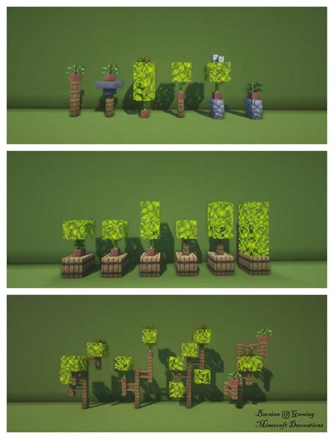 Interior Plants Variety (3D+ Default Texture Pack with BSL+ Shaders) - DetailCraft | Minecraft ...