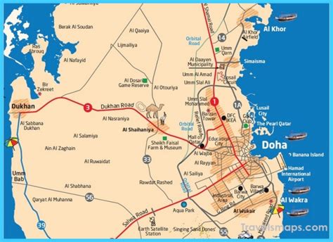 Where is Qatar? | Qatar Map | Map of Qatar - TravelsMaps.Com