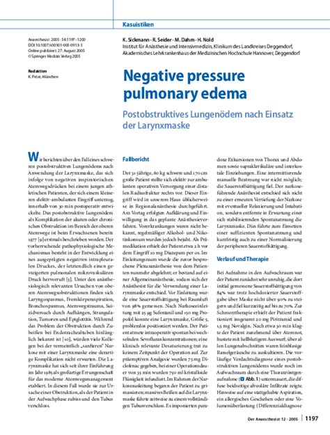 (PDF) Negative pressure pulmonary edema | Mohd Zameer - Academia.edu