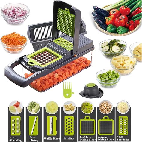 Amazon.com: VEXOTRONIC - Veggie Chopper With Container - Kitchen ...