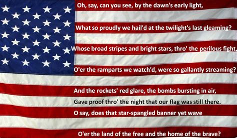 The Star-Spangled Banner I United States Flags I U.S. Flags | Star spangled banner words, Star ...