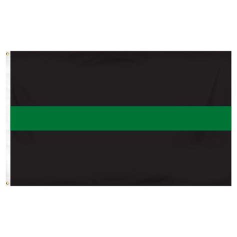 3'x5' Thin Green Line Outdoor Nylon Flag - Federal Agent Flags | Tuff ...