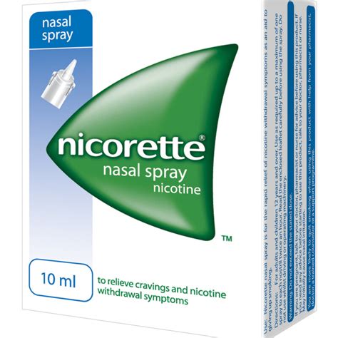 Nicorette Nasal Spray Nicotine | Stop Smoking | Chemist Direct