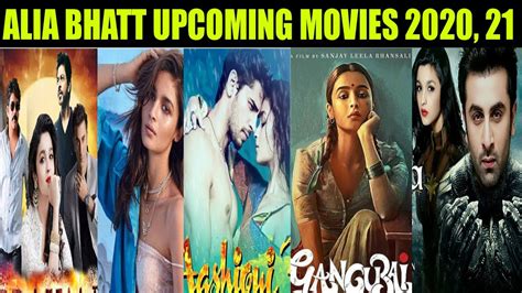 Upcoming movies of Alia Bhatt in 2020 and 2021 - YouTube