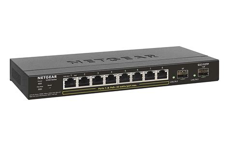 NETGEAR 24-Port Gigabit Ethernet Smart Managed Pro PoE Switch (GS724TP ...