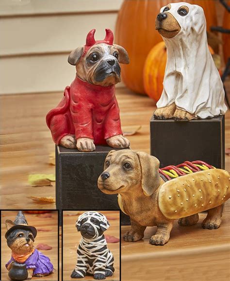 Halloween Dress Up Dog Statues | Dog statue, Dressed up dogs, Dogs