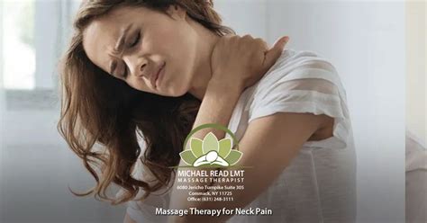 Massage Therapy for Neck Pain by Michael Read LMT