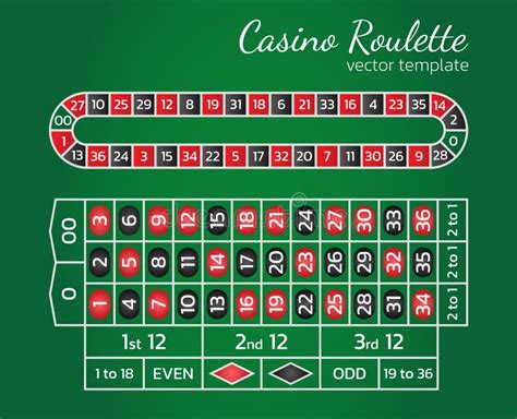 Roulette Table Layout Stock Illustrations – 232 Roulette Table Layout Stock Illustrations ...