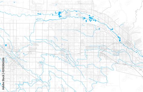 Rich detailed vector map of Meridian, Idaho, USA Stock Vector | Adobe Stock