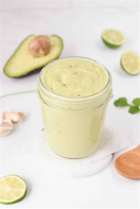 Avocado Salad Dressing - Sweetashoney - SaH