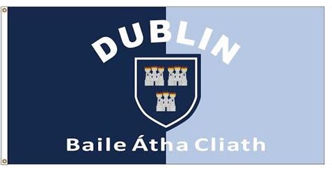 Ireland County Dublin Flag ( Baile Átha Cliath ) 150 x 90cm - Custom ...