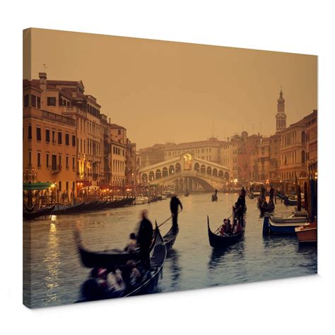 Sunset in Venice Canvas print | wall-art.com