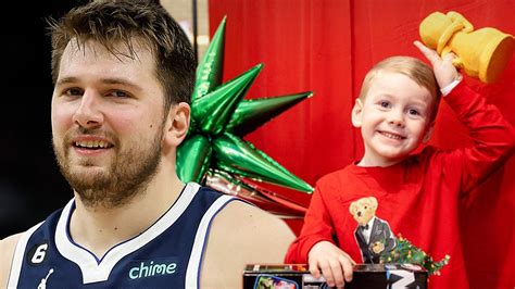 Luka Doncic Surprises Pediatric Patients In Dallas With Holiday Party ...