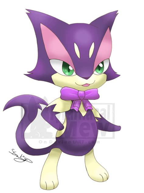 Purrloin - PMD Artwork Style by ManiacalMew on DeviantArt