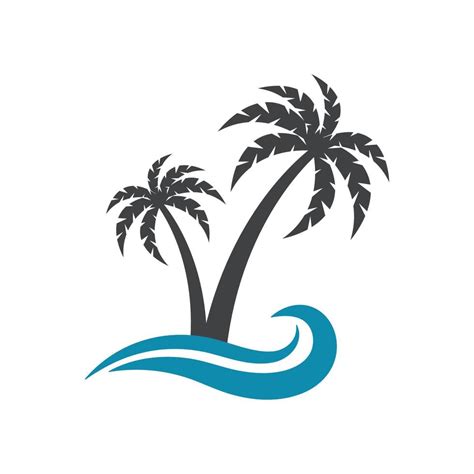 palm beach logo 20191085 Vector Art at Vecteezy