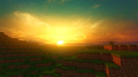 Minecraft Sunset Wallpapers - Top Free Minecraft Sunset Backgrounds ...