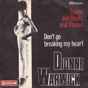 Dionne Warwick – Trains And Boats And Planes (1966, Vinyl) - Discogs