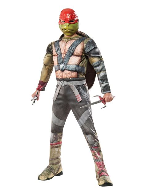 Ninja Turtles Movie Deluxe Raphael Child Costume - PartyBell.com