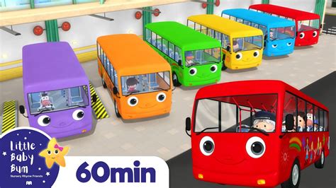 Color Bus Song | Learn Colors - Rainbow Bus | +More Nursery Rhymes | ABCs and 123s | Little Baby ...