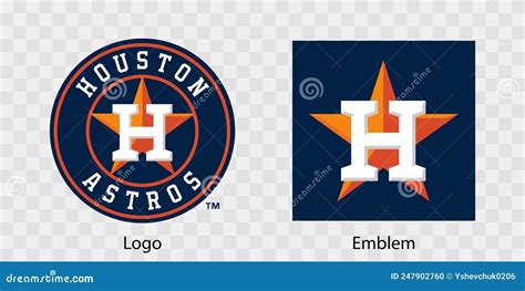 Major League Baseball MLB. American League AL. Al West. Houston Astros Logo and Emblem Editorial ...