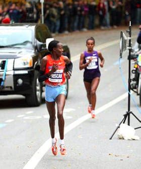 NYC Marathon Prisca Jeptoo Bizunesh Deba Geoffrey Mutai