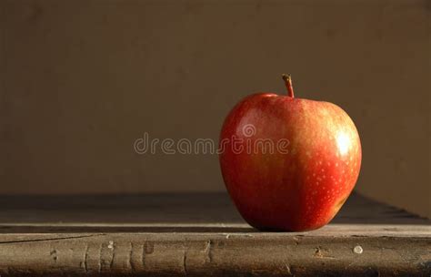 Red apple on table stock image. Image of nutrition, light - 3433005