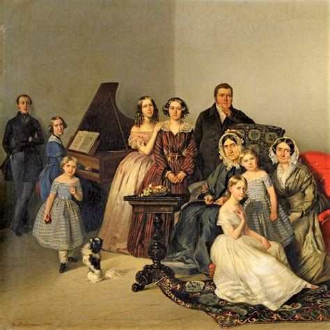 Portrait de la famille de la Duchesse Adèle Ozarowska (née Matthiessen ...