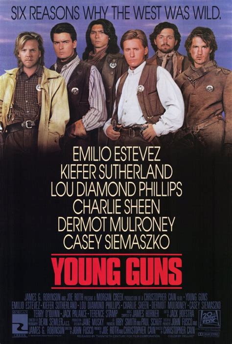 Emilio Estevez Young Guns Quotes. QuotesGram