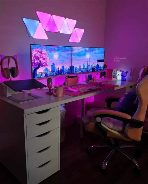 33 Pink Gaming Setup Ideas to Keep any Gamer Girl Happy | Displate Blog