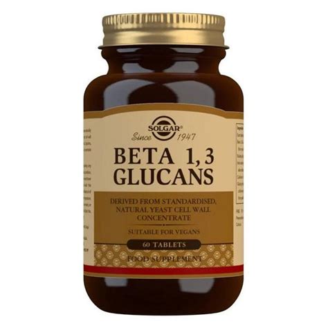 Beta Glucans Supplement in 60tabs from Solgar