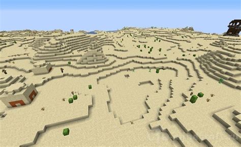 Desert with Temples and Villages seed for Minecraft 1.17.1/1.16.5/1.15.2/1.14.4/1.13.2