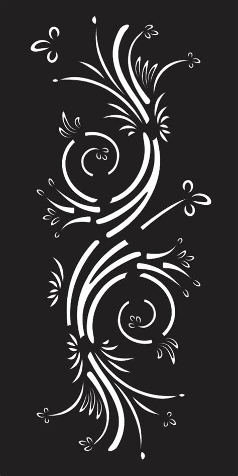 Screen Flower Patterns cnc plasma dxf files download | FreeVector