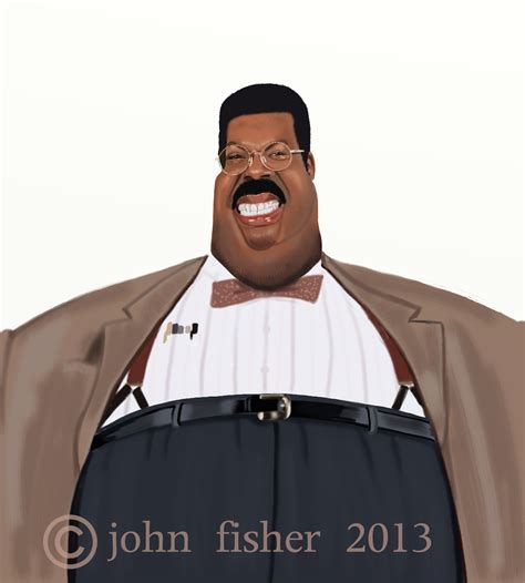 The Art of John Fisher: Eddie Murphy as the Nutty Professor..