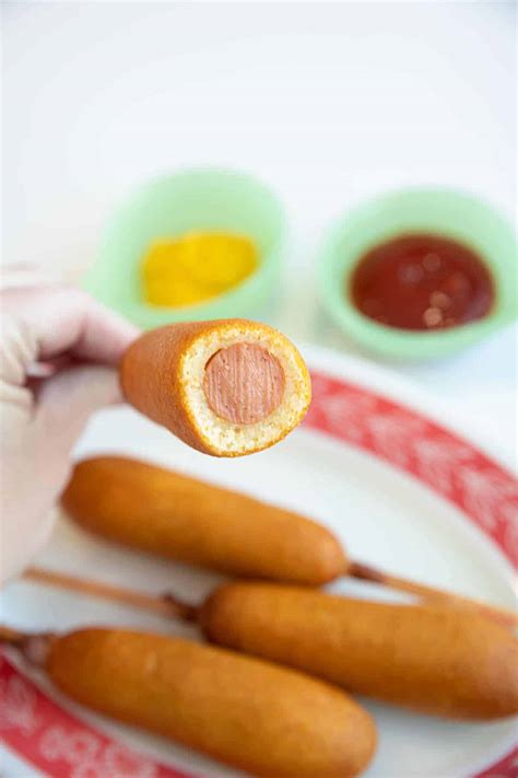 Air Fryer Corn Dogs - The Kitchen Magpie